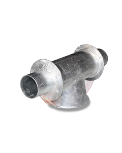 Outlet flat w/flange 150 FlexVey 75